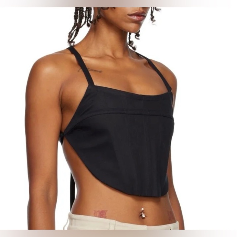 Rosetta Getty Corset Tie Top